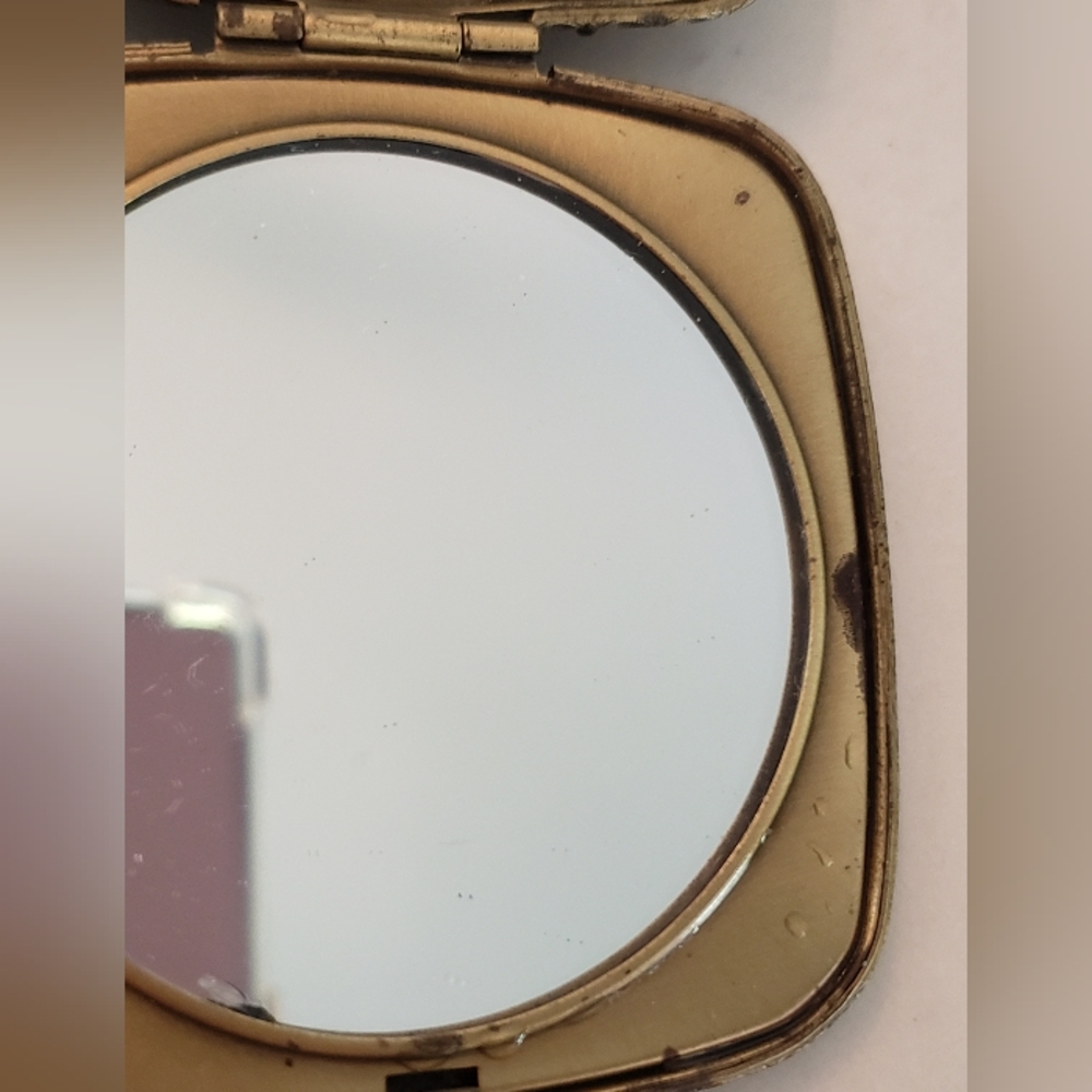 Jay Strongwater Compact Mirror, Used, Vintage - Picture 3 of 11